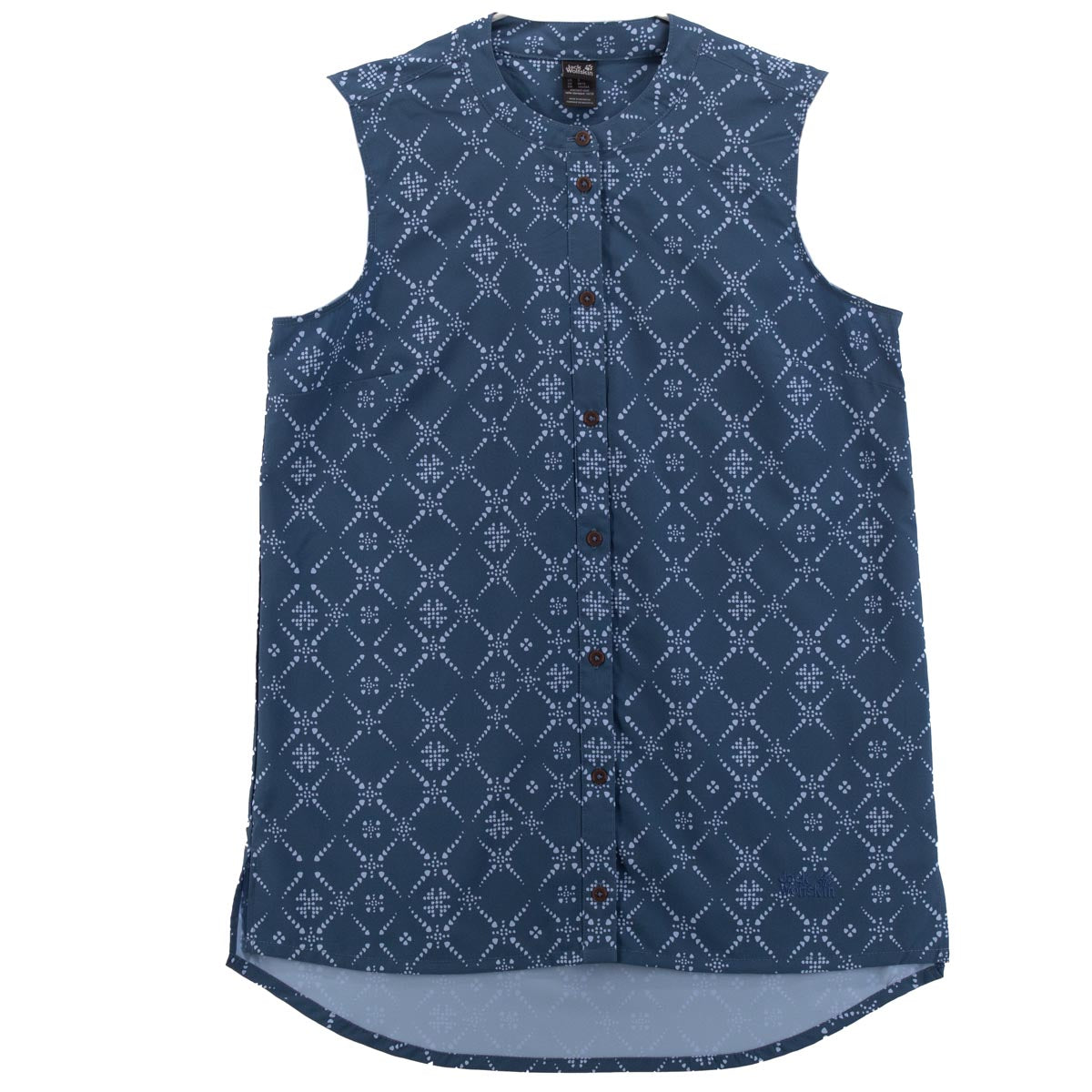 Jack Wolfskin Sonora Maori Shirt Damen Bluse ärmellos AOP