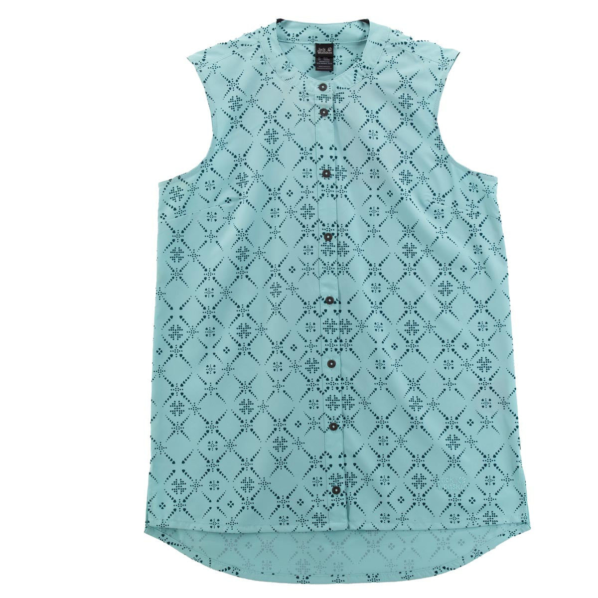Jack Wolfskin Sonora Maori Shirt Damen Bluse ärmellos AOP