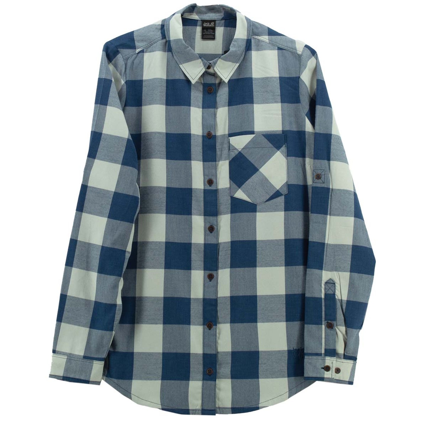 Jack Wolfskin Holmstad Shirt Damen Bluse Wanderbluse langarm