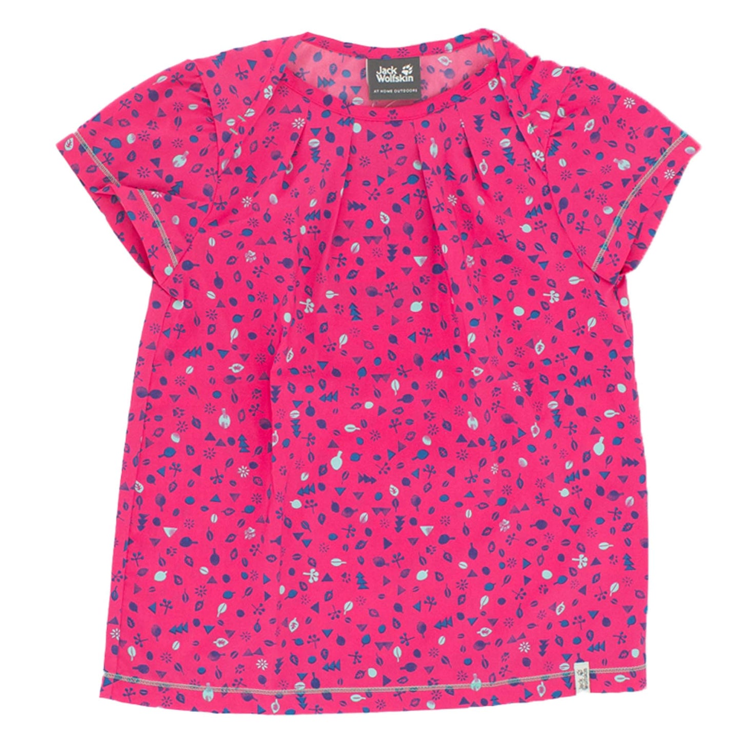 Jack Wolfskin Sunflower Shirt Girls Tee Kinder T-Shirt kurzarm Shirt 1605841-2045-1