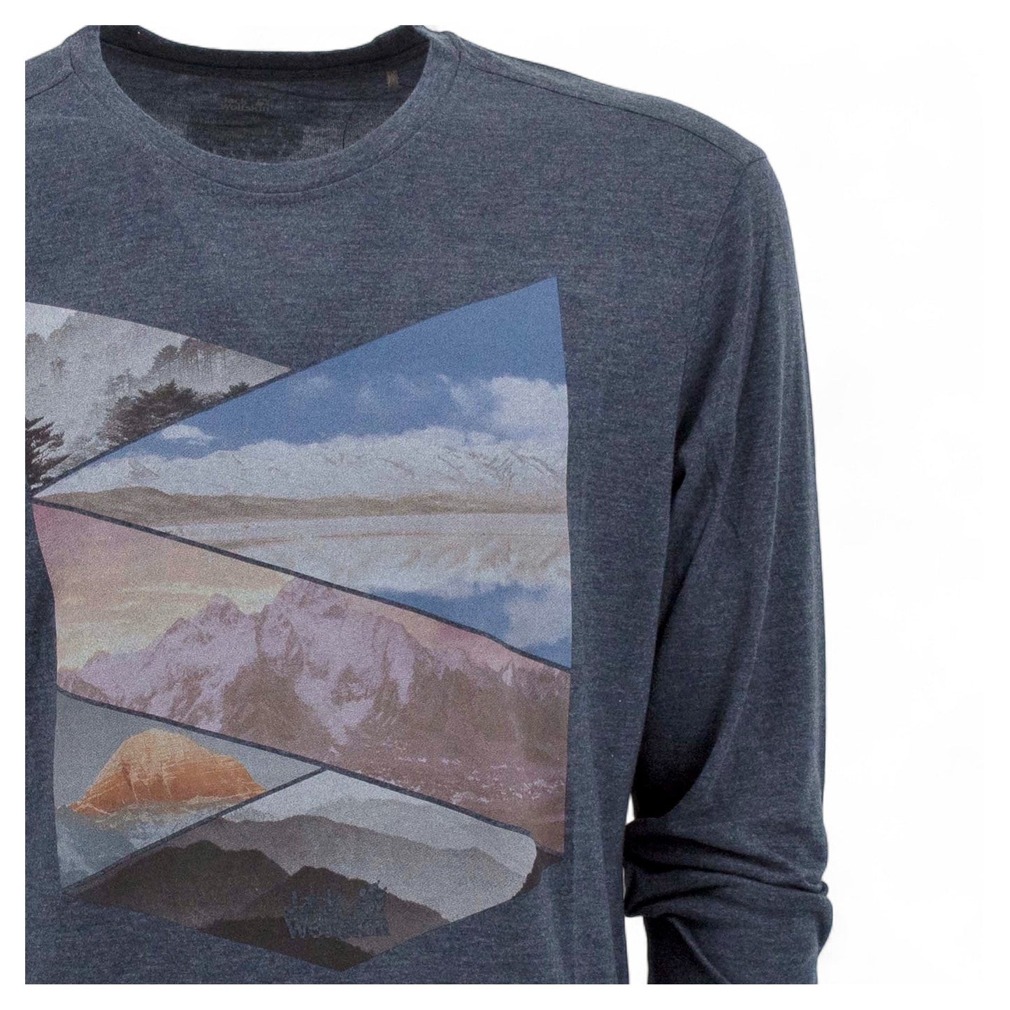 Jack Wolfskin Print Longsleeve Shirt Herren Sportshirt Berg Wandershirt