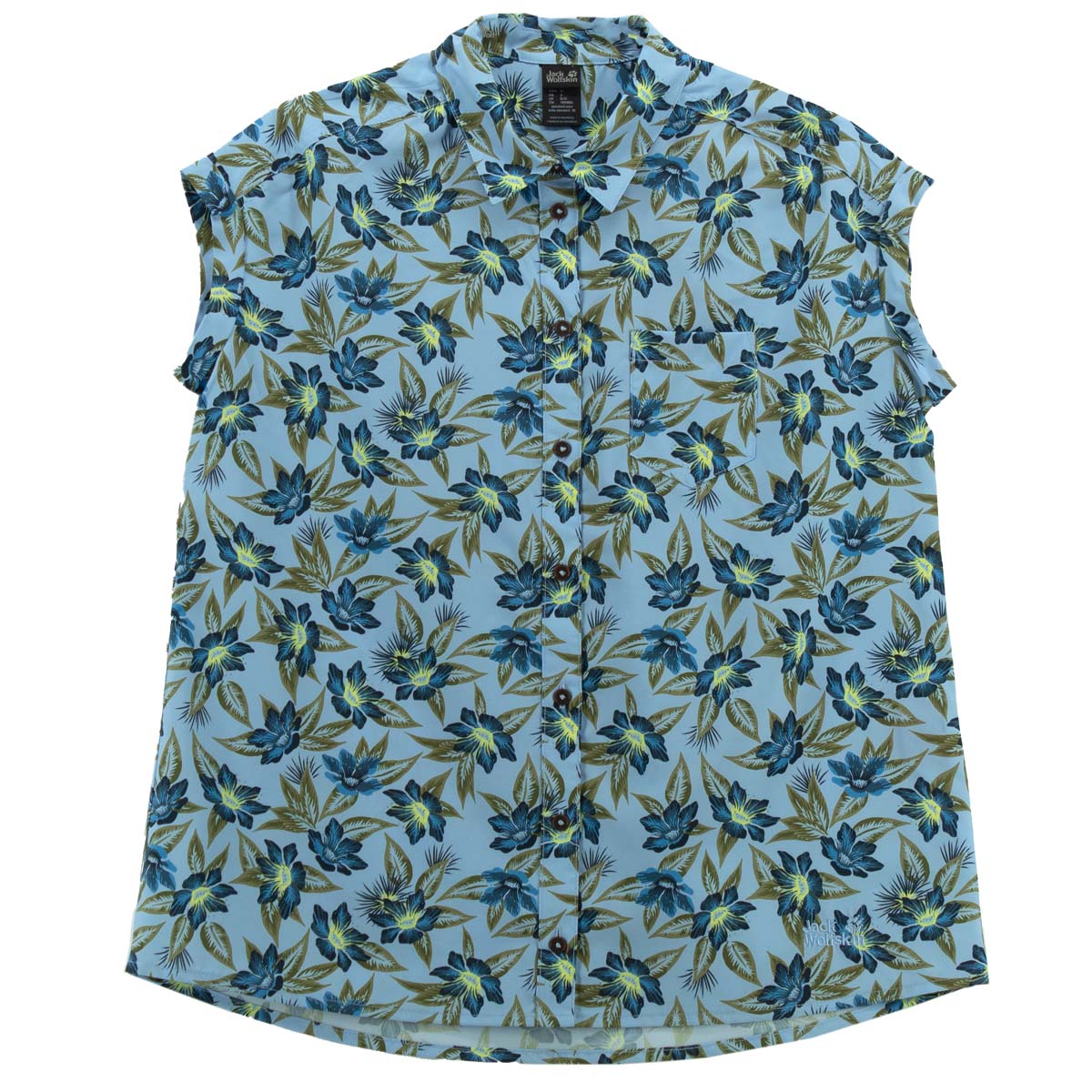 Jack Wolfskin Luena Shirt Damen Bluse Sportbluse Freizeithemd 1403121-8243 S