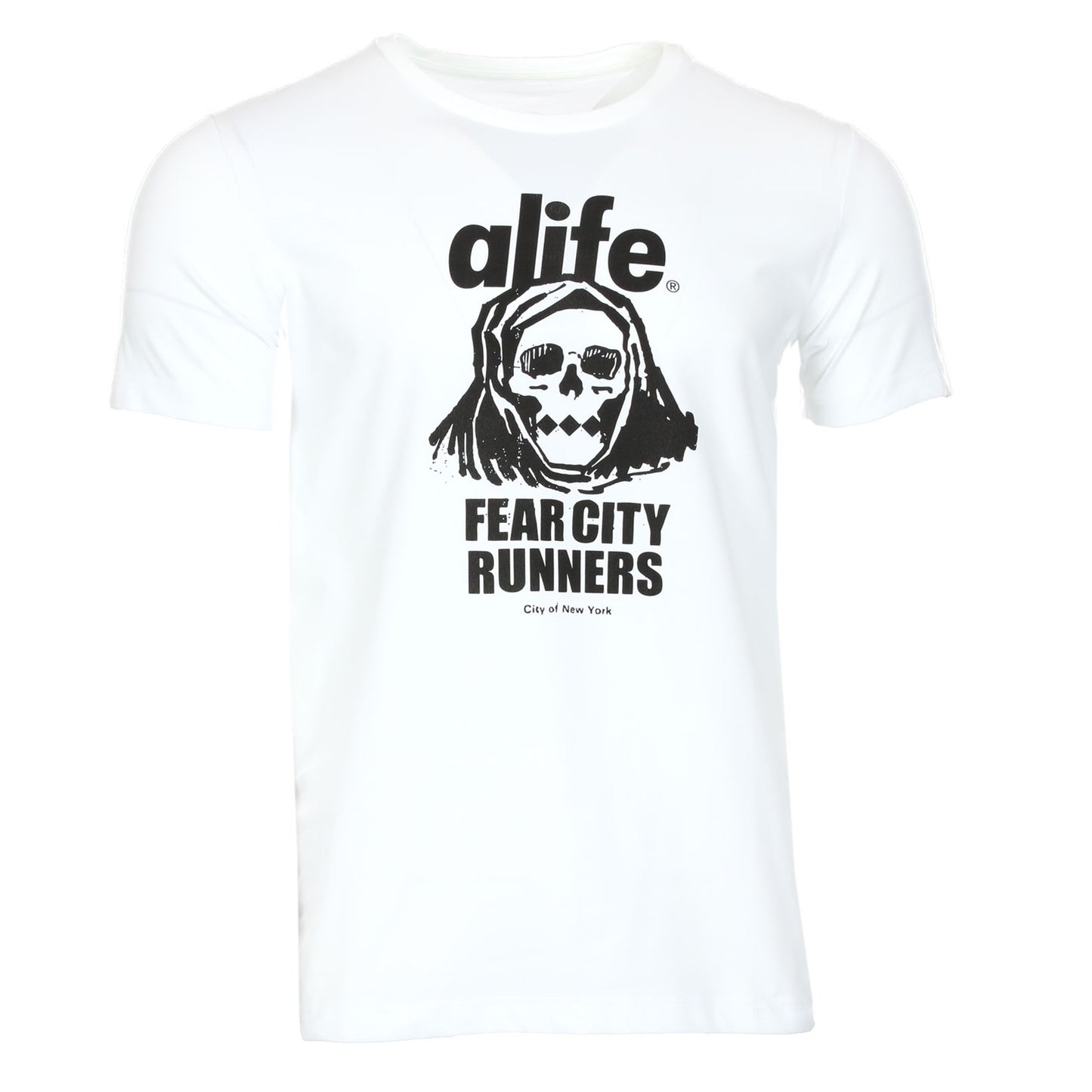 Puma Alife Olympic Logo kurzarm Herren T-Shirt Skull Weiß