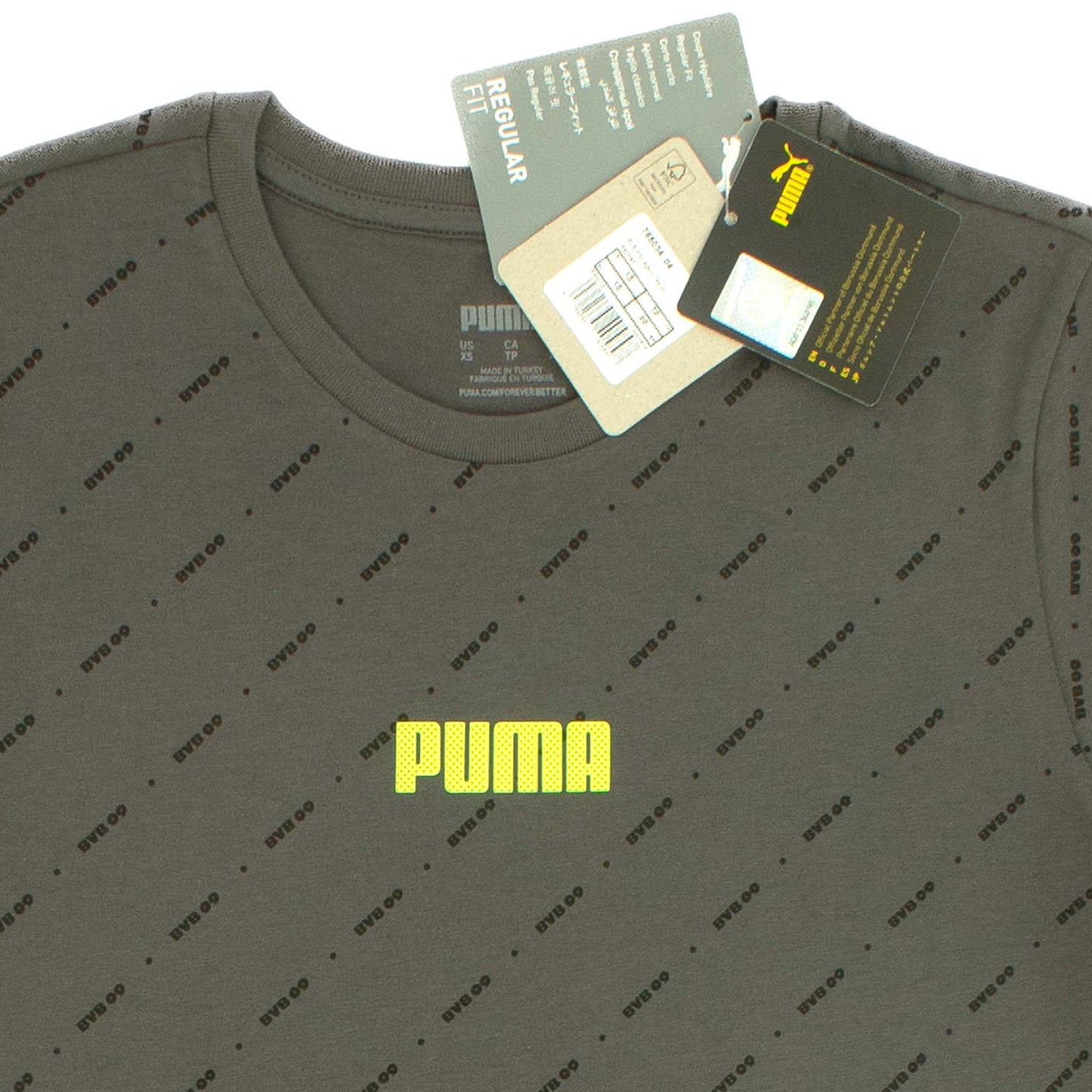 Puma BVB Borussia Dortmund FTBL Legacy Damen T-Shirt grau 765034