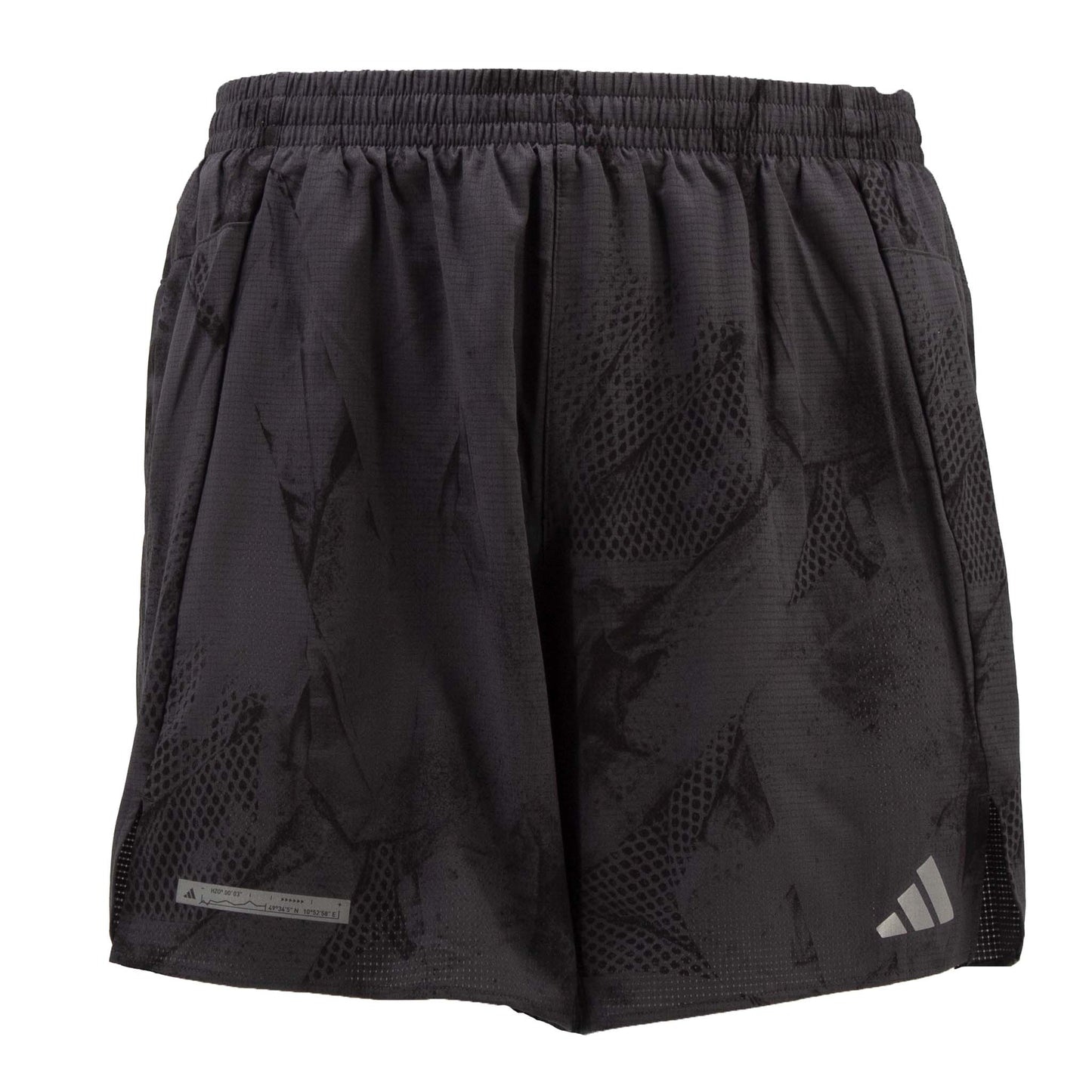 Adidas Running Ultimate Aop Shorts Herren Laufhose Sporthose Grau