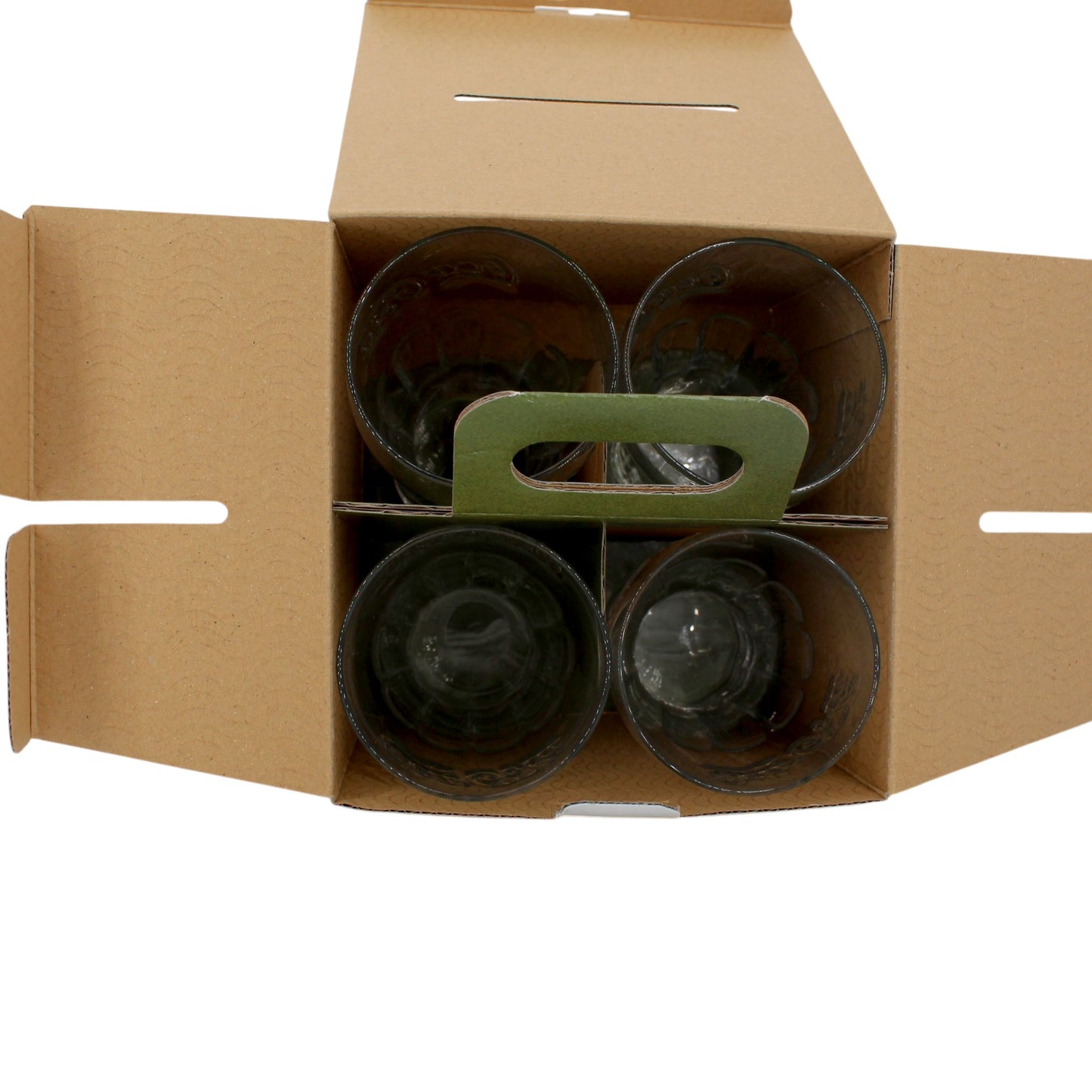 4x Gläser Coca Cola Relief Konturglas Longdrink Glas Box-Set 0,3l Liter 4-teilig