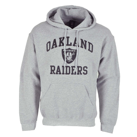 NFL Football Hoodie Kapuzenpullover Oakland Raiders grau M