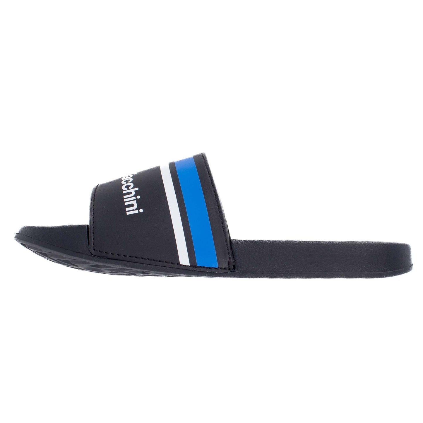 SergioTacchini Portofino Black Blue Slippers Badelatschen Herren Damen Schwarz