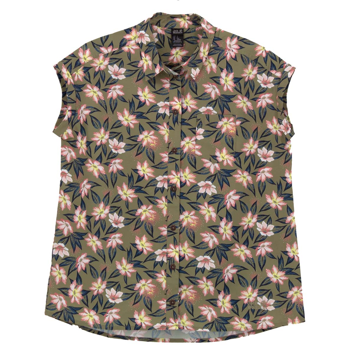 Jack Wolfskin Luena Shirt Damen Bluse Sportbluse Freizeithemd 1403121-7892 S