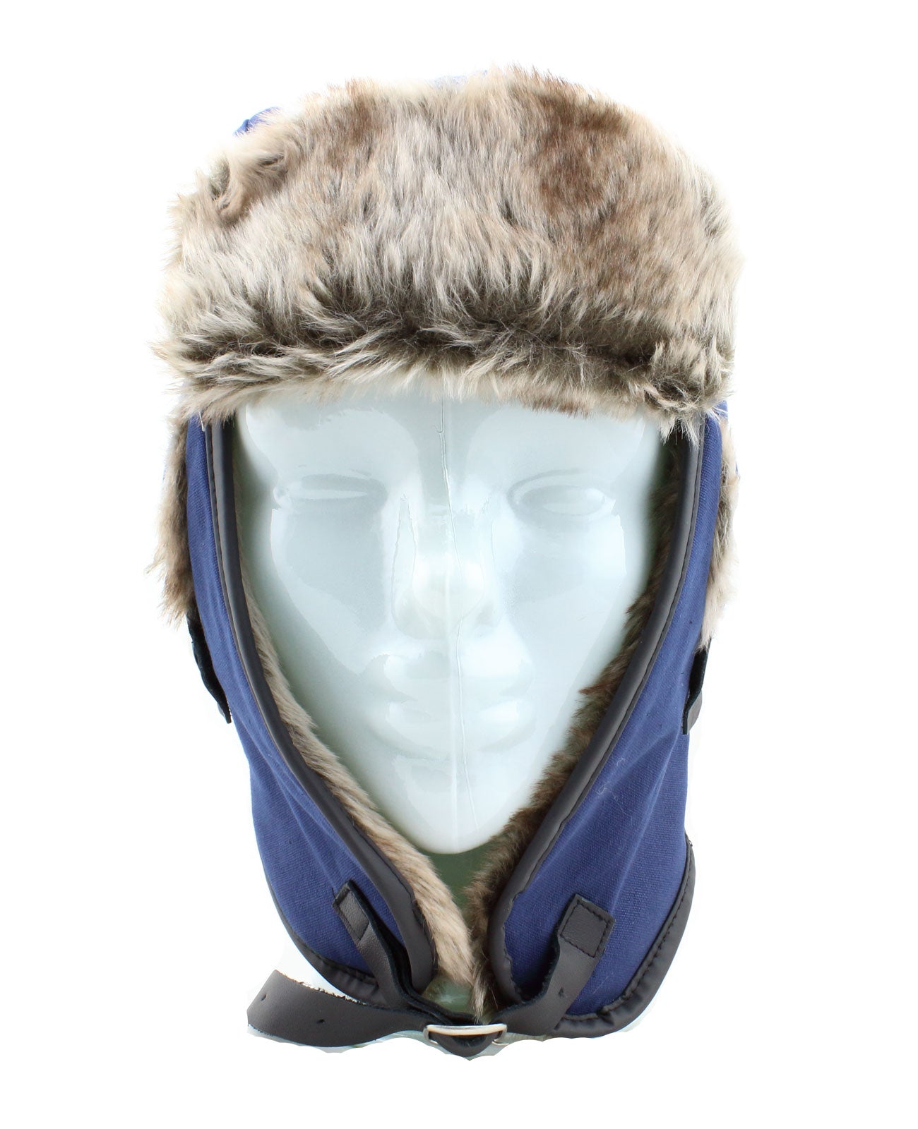 Gio Goi Hat Trapper Hat Russenmütze Fliegermütze blau (indigo) Einheitsgröße - Brand Dealers Arena e.K. - BDA24
