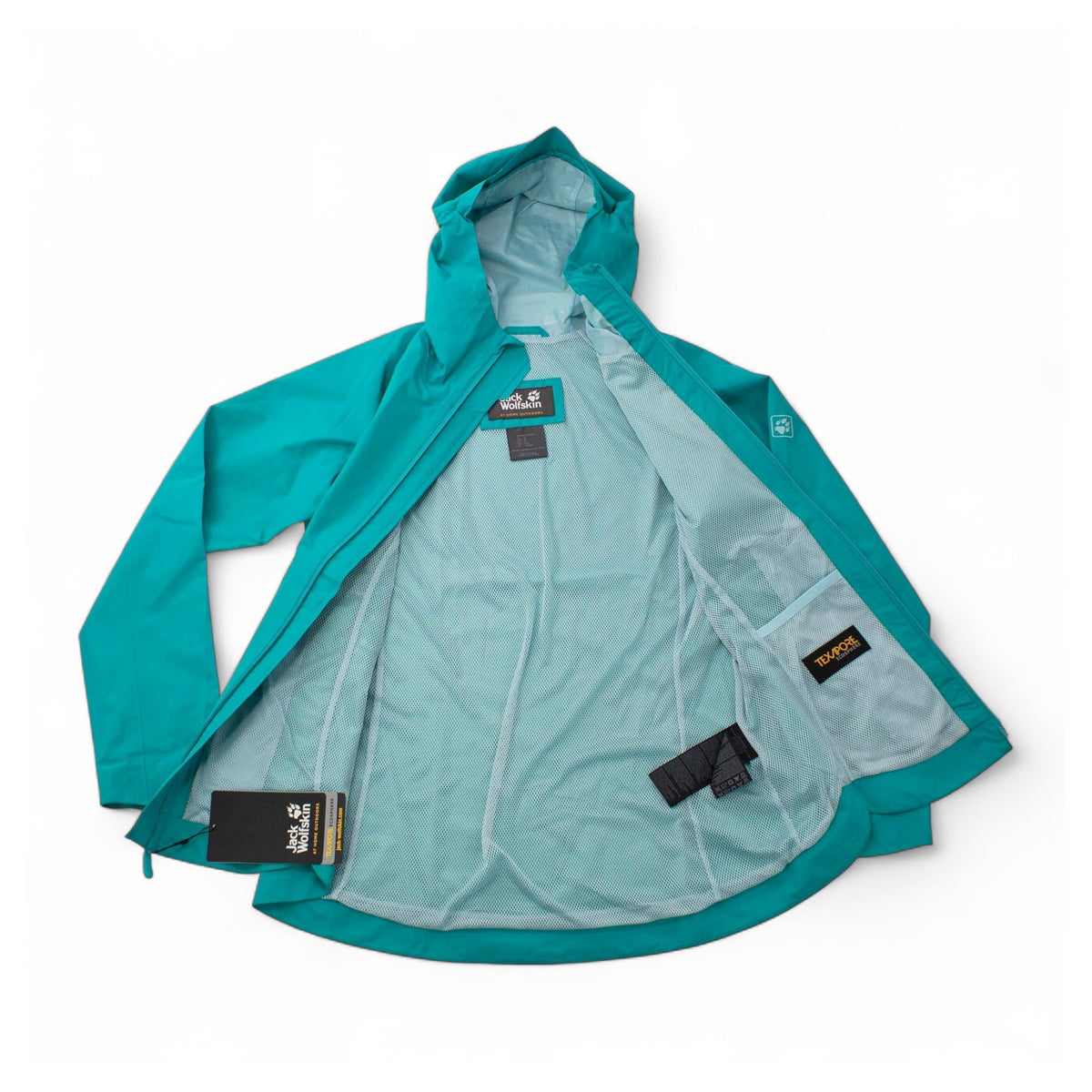 Jack Wolfskin Scenic Trail Hardshell Texapore Ecosphere Jacke Damen grün