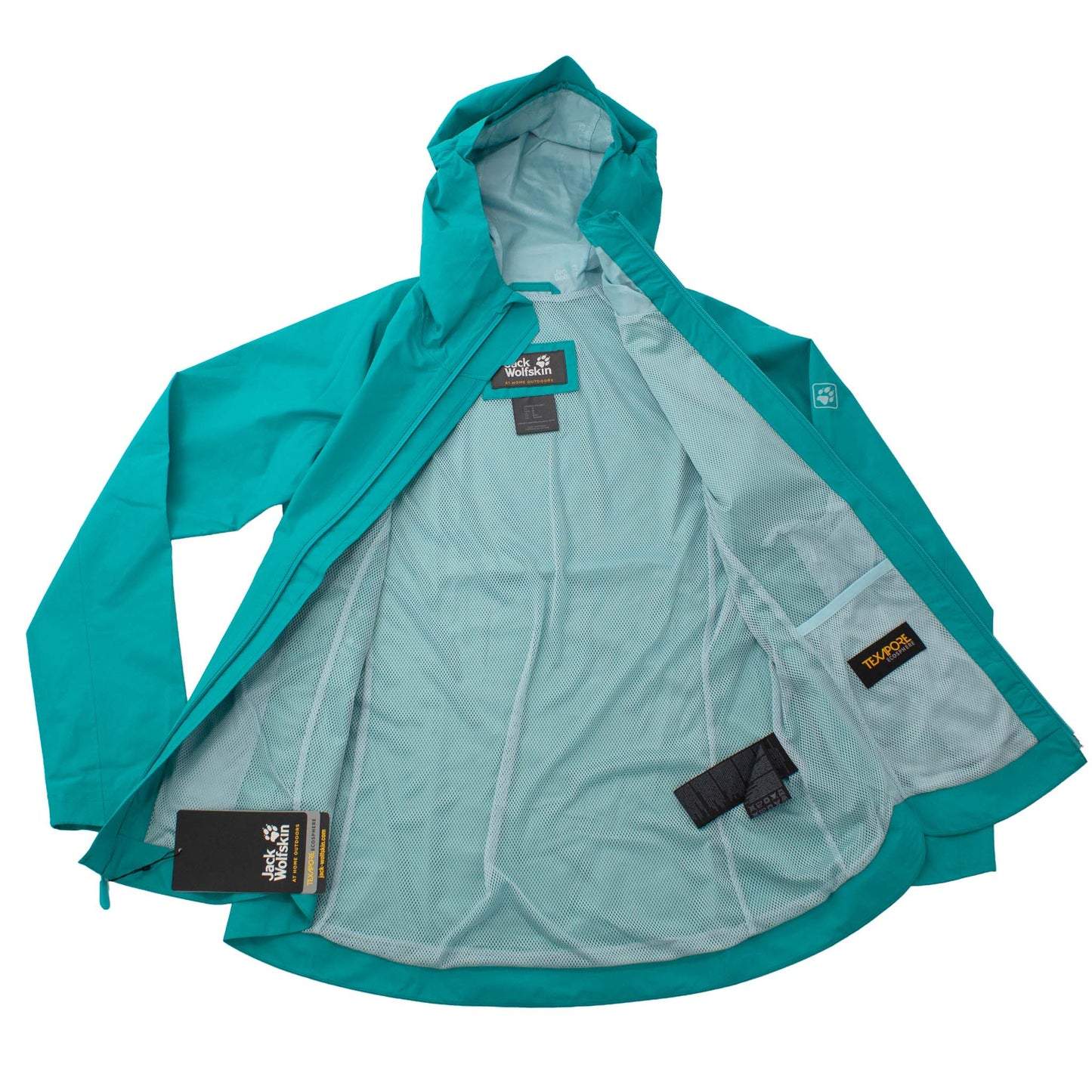 Jack Wolfskin Scenic Trail Hardshell Texapore Ecosphere Jacke Damen grün