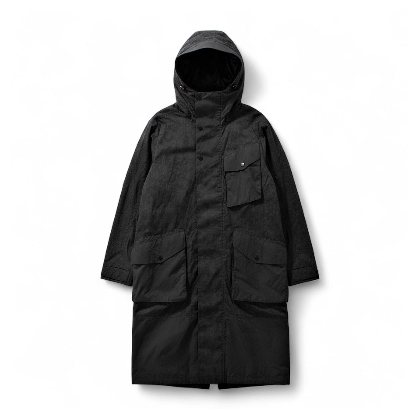 Jack Wolfskin New Long Lightweight Parka Mantel Herren Outdoor Jacke