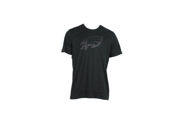 New Era Tonal BLACK Logo T-Shirt Philadelphia Eagles Schwarz 164 Gr. XSS-1