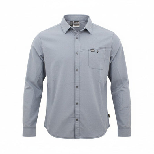 Jack Wolfskin Shirt Chambray Mackay Langarm Herren Hemd Dyn