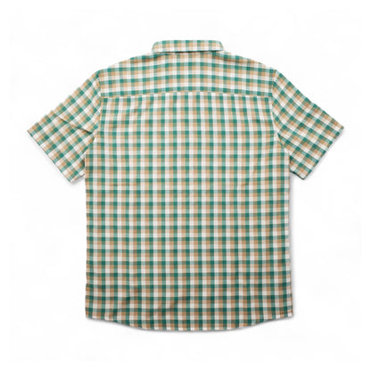 Jack Wolfskin Napo River Shirt Emerald kurzarm Herren Hemd Outdoor