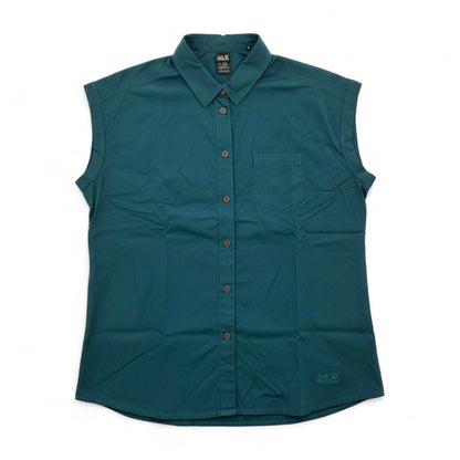 Jack Wolfskin Mojave Shirt Teal Green Shirt Damen Bluse