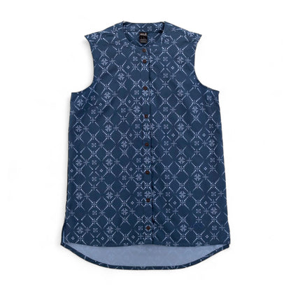 Jack Wolfskin Sonora Maori Shirt Damen Bluse ärmellos AOP