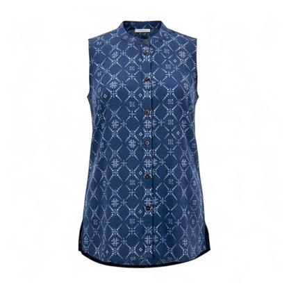 Jack Wolfskin Sonora Maori Shirt Damen Bluse ärmellos AOP