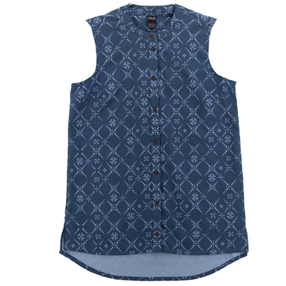 Jack Wolfskin Sonora Maori Shirt Damen Bluse ärmellos AOP