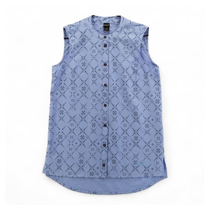 Jack Wolfskin Sonora Maori Shirt Damen Bluse ärmellos AOP