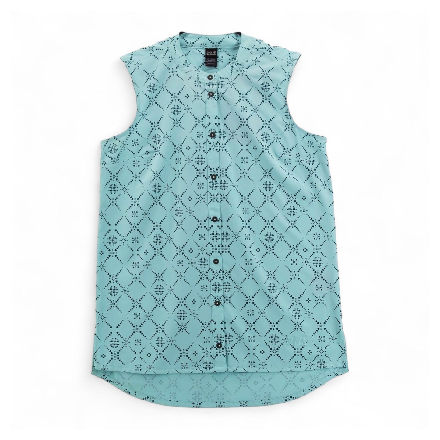 Jack Wolfskin Sonora Maori Shirt Damen Bluse ärmellos AOP 1402672-7757