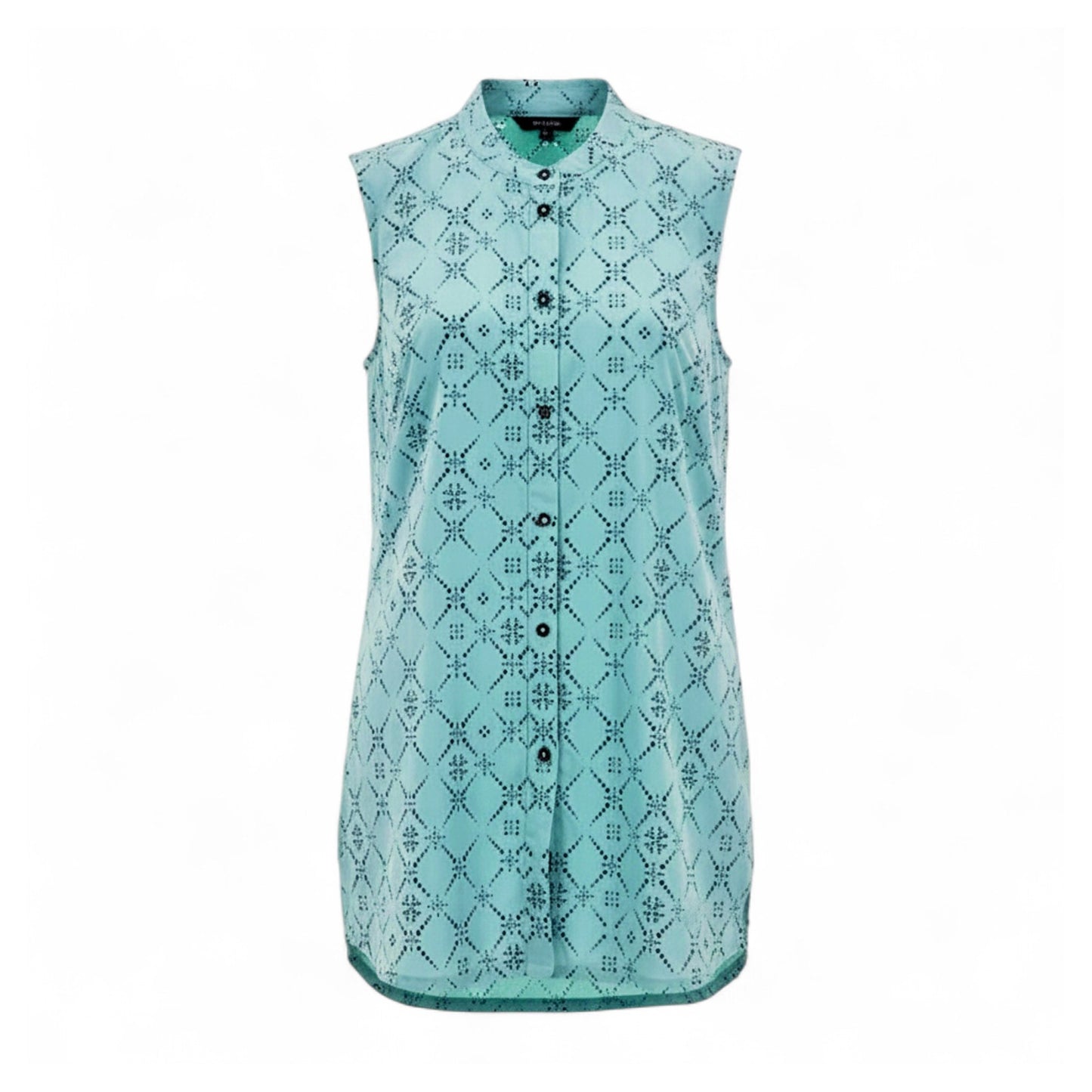 Jack Wolfskin Sonora Maori Shirt Damen Bluse ärmellos AOP 1402672-7757
