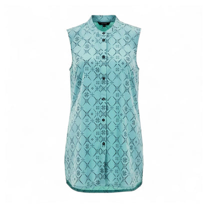 Jack Wolfskin Sonora Maori Shirt Damen Bluse ärmellos AOP 1402672-7757