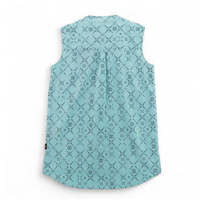 Jack Wolfskin Sonora Maori Shirt Damen Bluse ärmellos AOP 1402672-7757