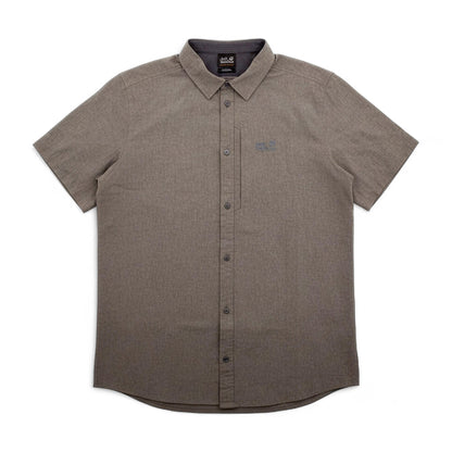 Jack Wolfskin Stretch Shirt kurzarm Herren Hemd Outdoor Wandershirt