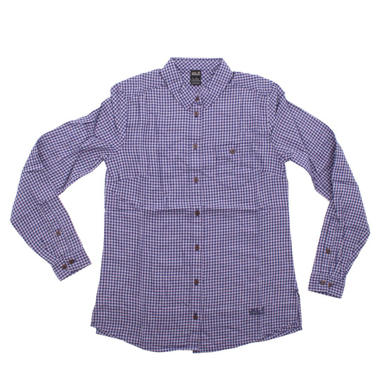 Jack Wolfskin Alin Shirt Damen langarm Bluse Blau Hemd 1402701-7447