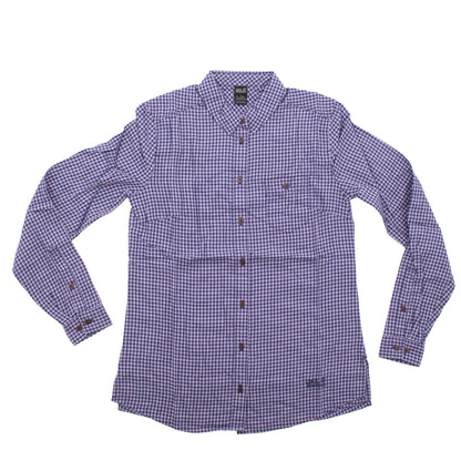 Jack Wolfskin Alin Shirt Damen langarm Bluse Blau Hemd 1402701-7447