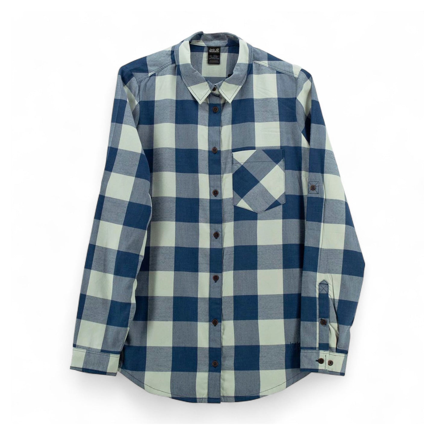 Jack Wolfskin Holmstad Shirt Damen Bluse Wanderbluse langarm