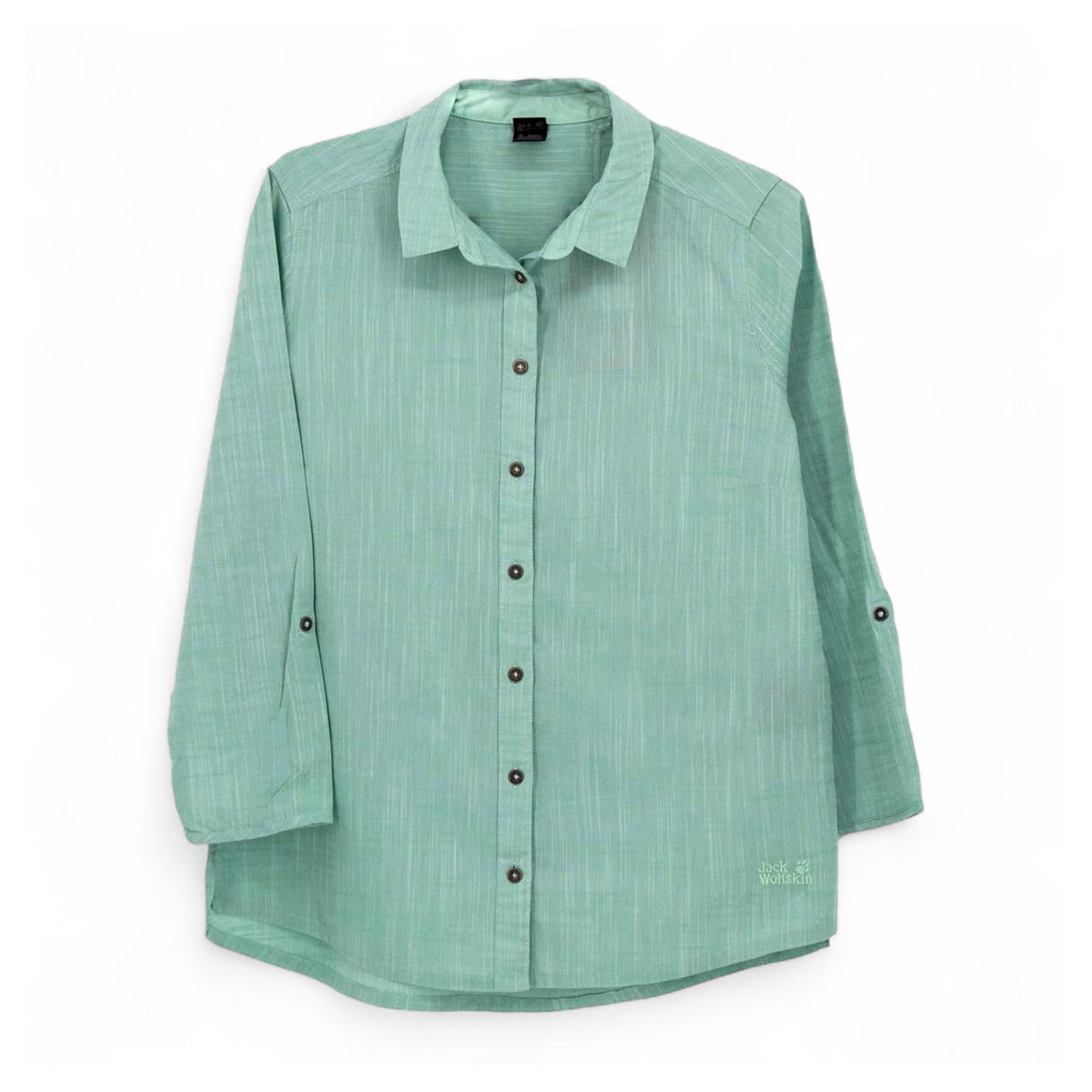Jack Wolfskin Emerald Lake Shirt Damen Bluse Wanderhemd Baumwolle
