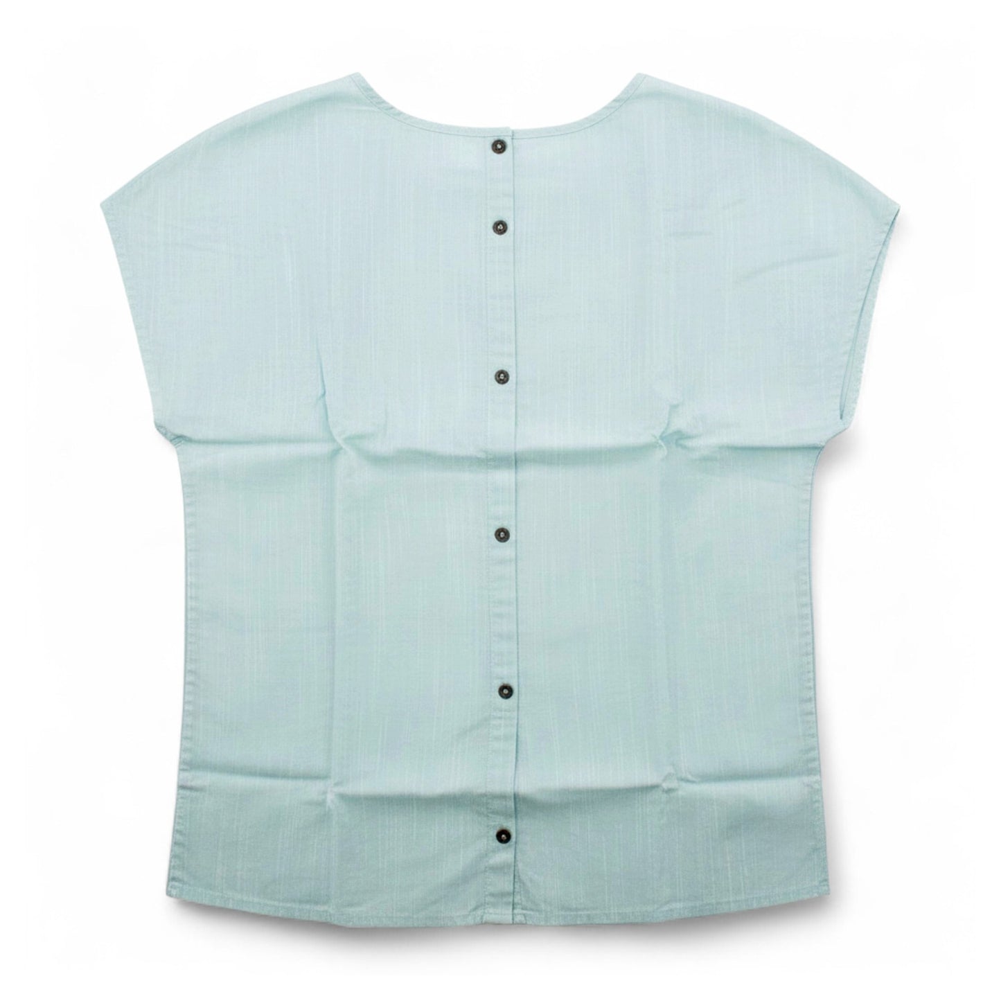 Jack Wolfskin Shirt Linen Look Top Damen kurzarm Bluse