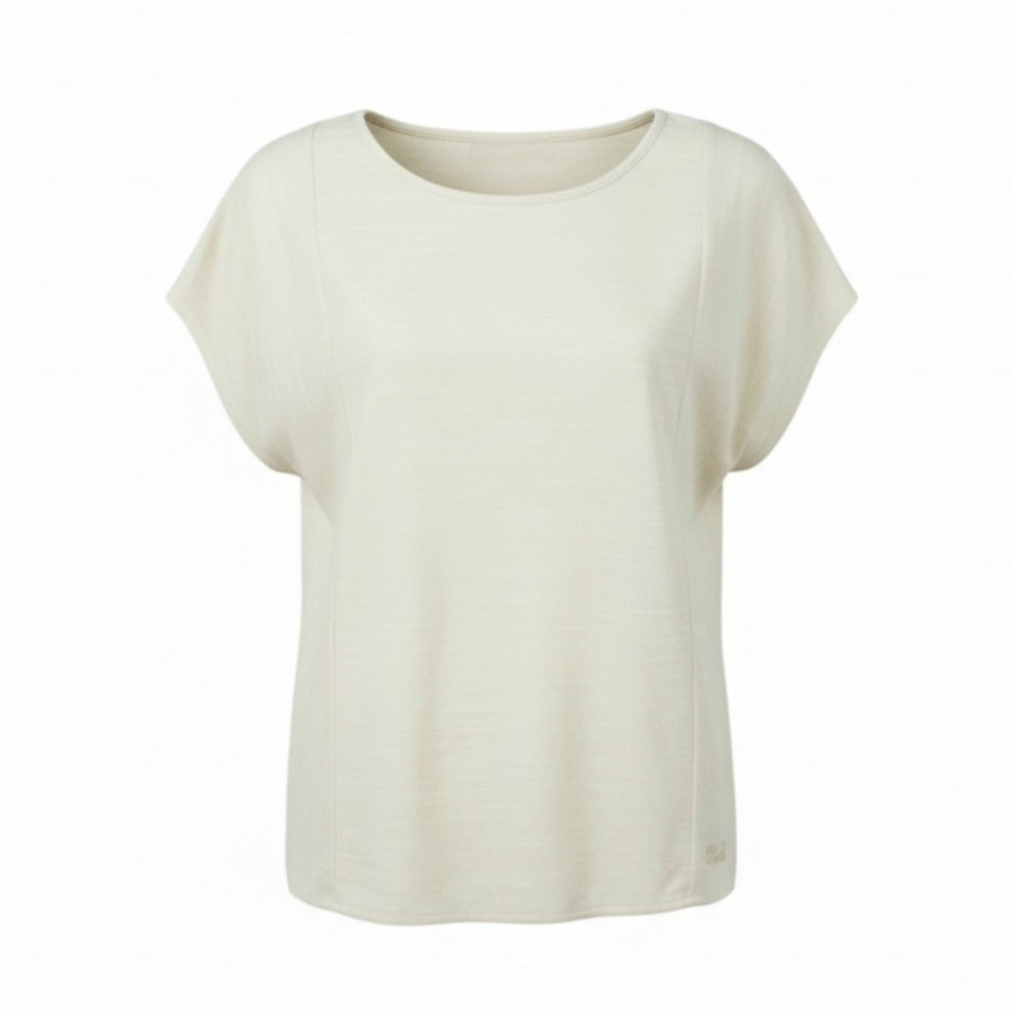 Jack Wolfskin Shirt Linen Look Top Damen kurzarm Bluse