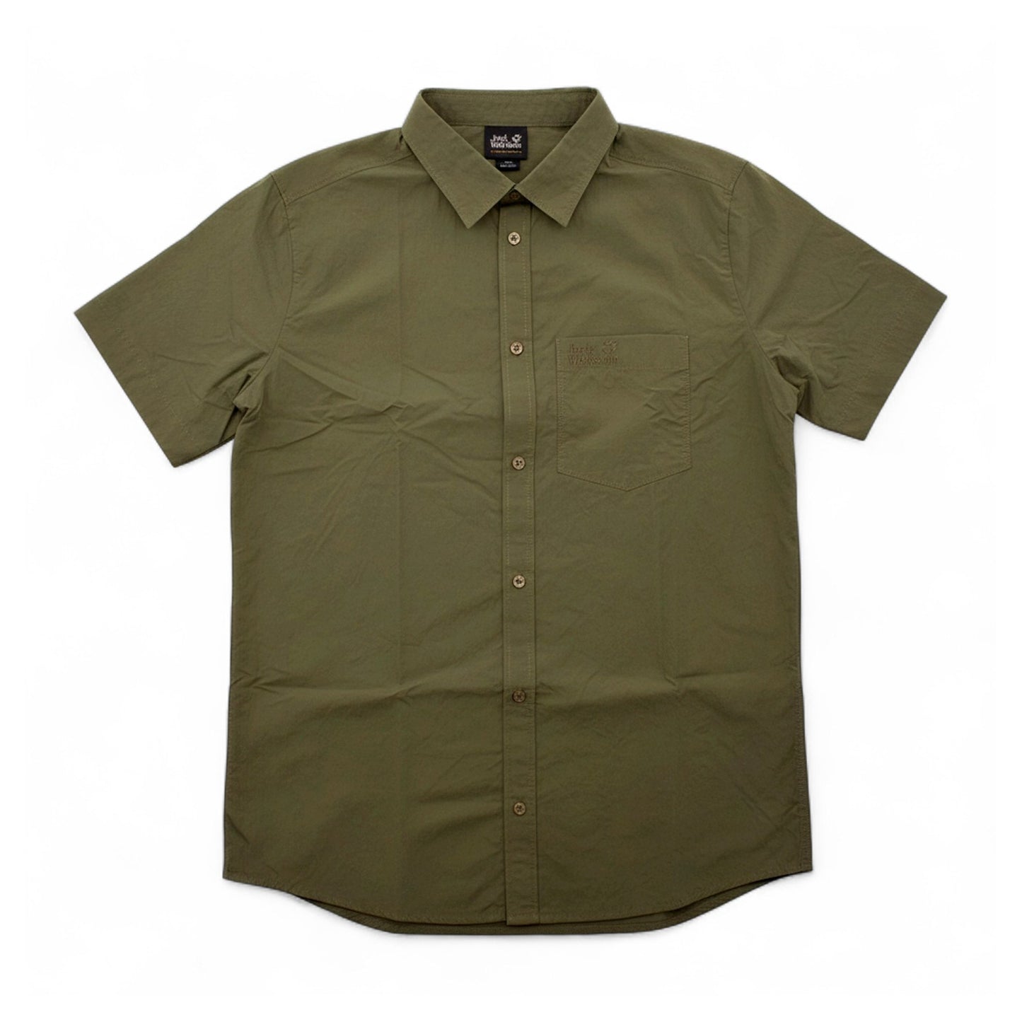 Jack Wolfskin Lakeside Shirt Woodla Herren kurzarm Hemd Wandershirt