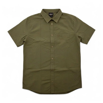 Jack Wolfskin Lakeside Shirt Woodla Herren kurzarm Hemd Wandershirt