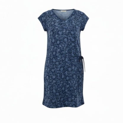 Jack Wolfskin Dress Aop Damen Kleid Sommerkleid kurzarm Blumen 1505331-7775