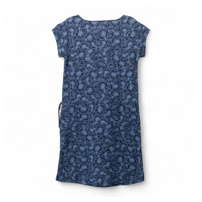 Jack Wolfskin Dress Aop Damen Kleid Sommerkleid kurzarm Blumen 1505331-7775