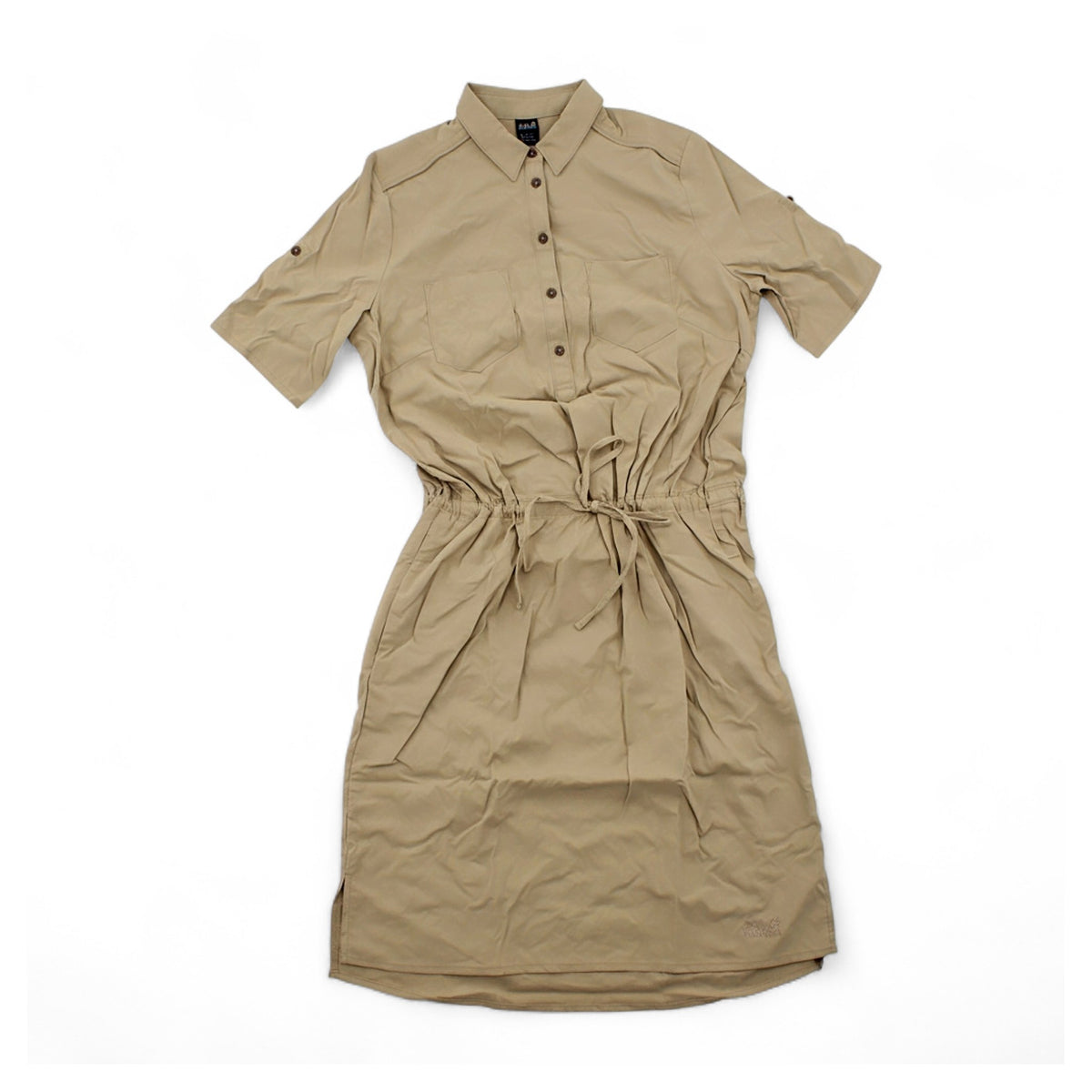 Jack Wolfskin Desert Park Dress Sand Dune langes Kleid Damen 1505351-5605 – Bild 2