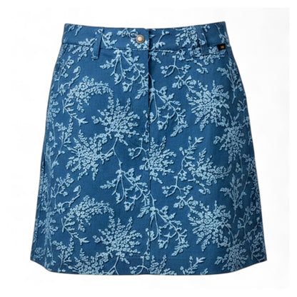 Jack Wolfskin Sonora Skort Hosenrock 2-in-1 Rock Short Damen blau 1505821-7717