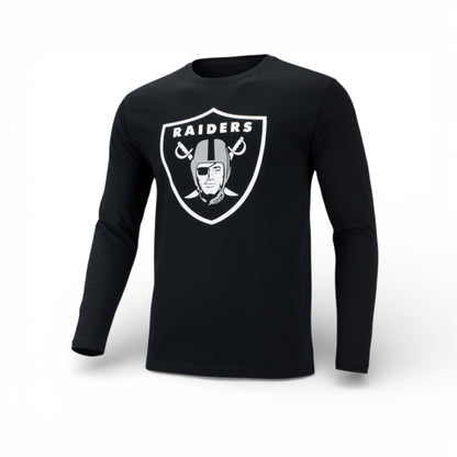 Fanatics NFL Las Vegas Oakland Raiders langarm Shirt Herren 1568MBLK1ADORA