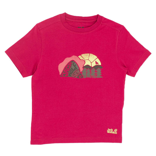 Jack Wolfskin Sunset Oc Kinder T-Shirt kurzarm Shirt 1605181-2081-1
