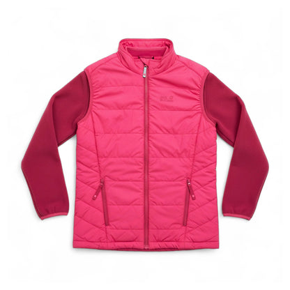 Jack Wolfskin Glen Dale Kids Fleecejacke Kinder Weste 2-in-1 Sweatjacke