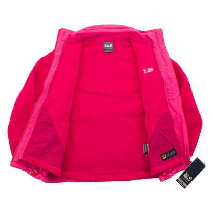 Jack Wolfskin Glen Dale Kids Fleecejacke Kinder Weste 2-in-1 Sweatjacke