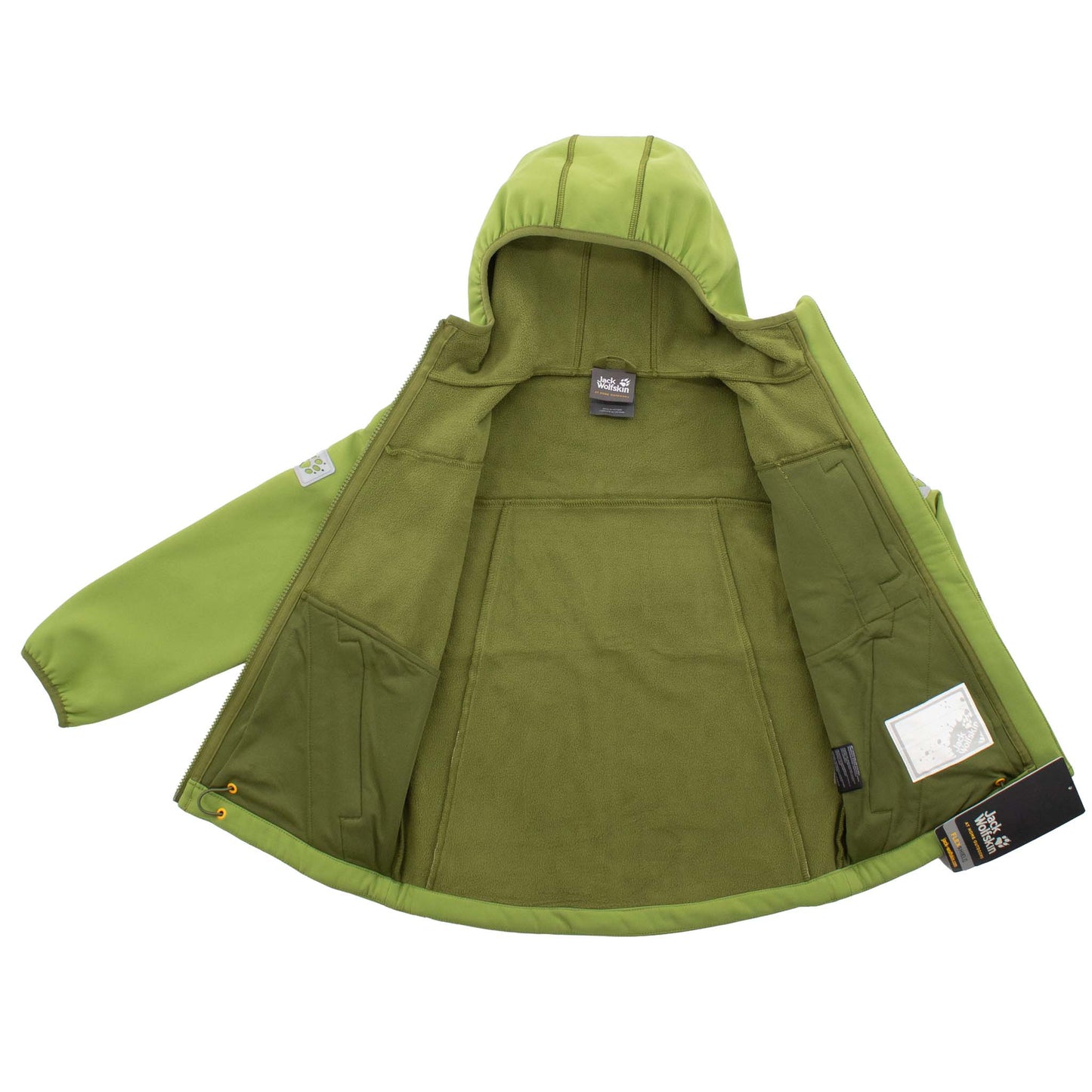 Jack Wolfskin Whirlwind Kinder Jacke Softshell Übergangsjacke Fleecejacke