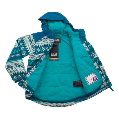 Jack Wolfskin Kajak Falls Printed Jacke Kinder Winterjacke Schneejacke