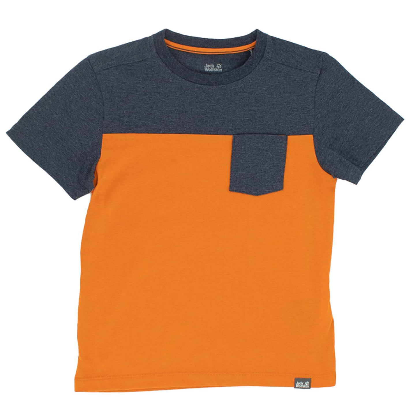 Jack Wolfskin Palouse Tee Boys Kinder T-Shirt kurzarm Orange 1607231-3062