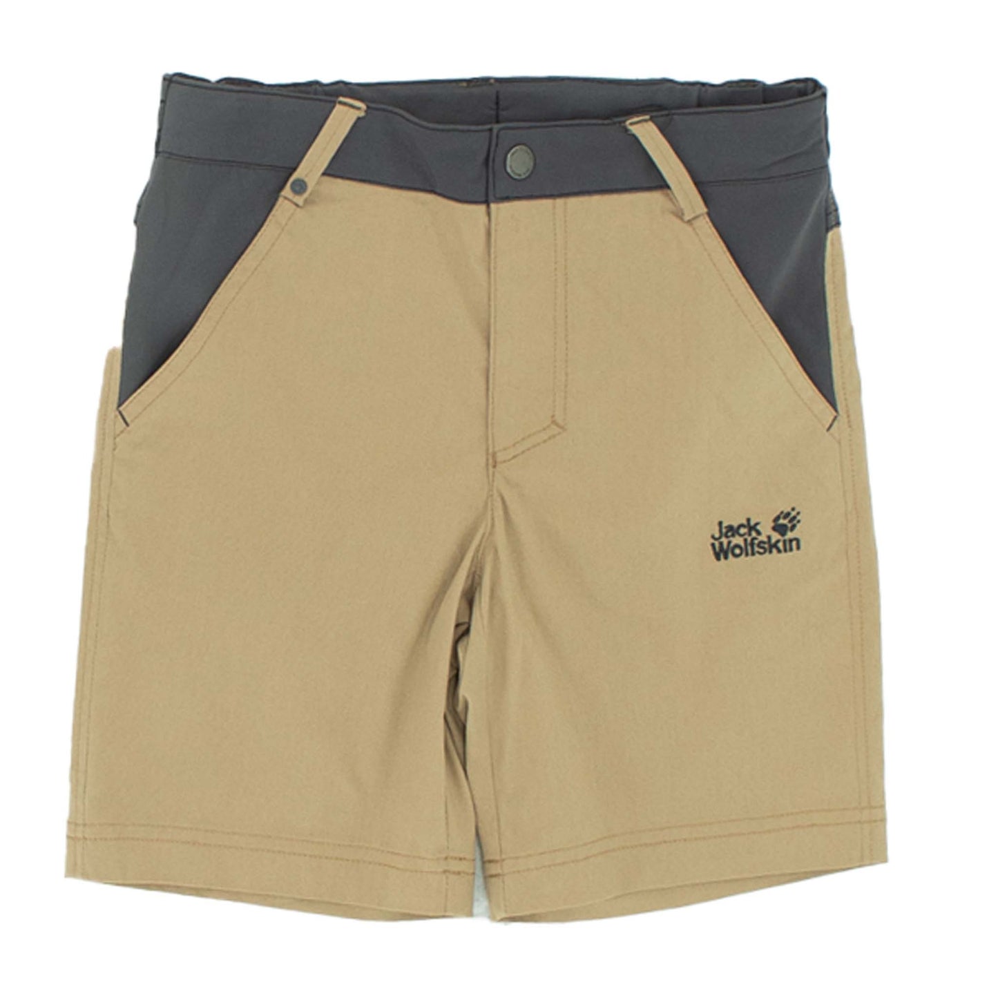 Jack Wolfskin Dillon Flex Shorts kurze Kinder Hose Unisex Braun 1607391-5605